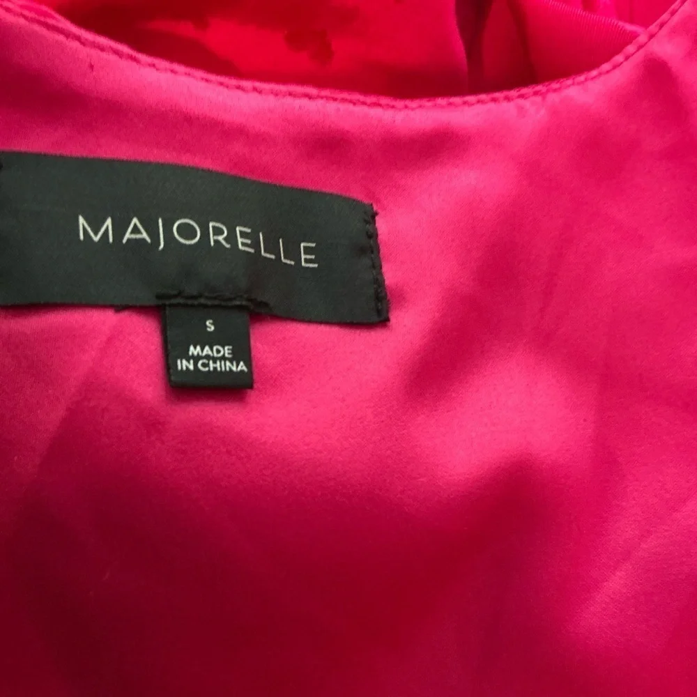 NWOT Elegant Pink Wrap Blouse Size Small